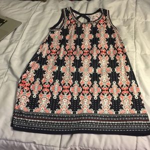 Swing dress in red white and blue